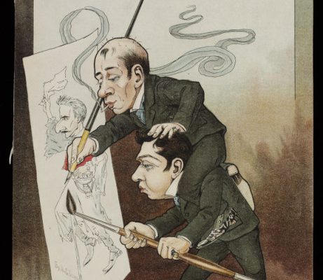 Self- caricature of the Legat brothers